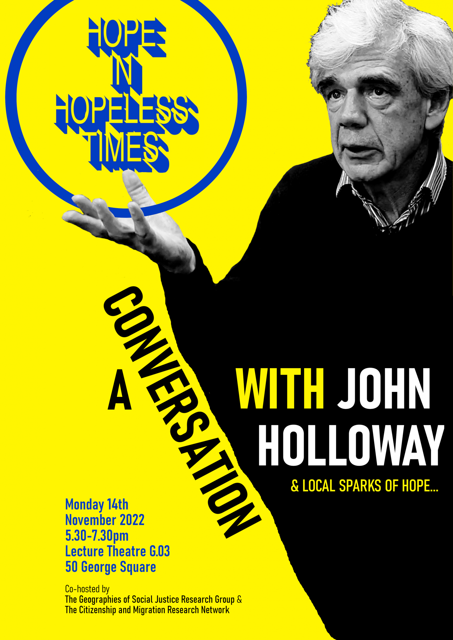 A Conversation with John Holloway event