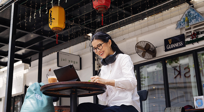 Online learning in Kuala Lumpur, Malaysia, with the University of Edinburgh.