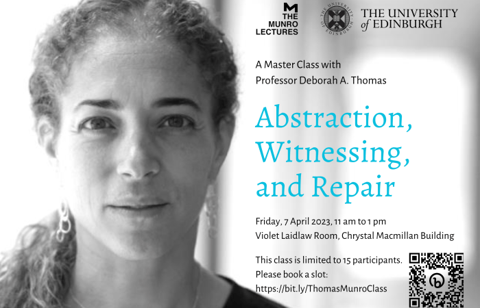 Poster of Master Class with Deborah Thomas