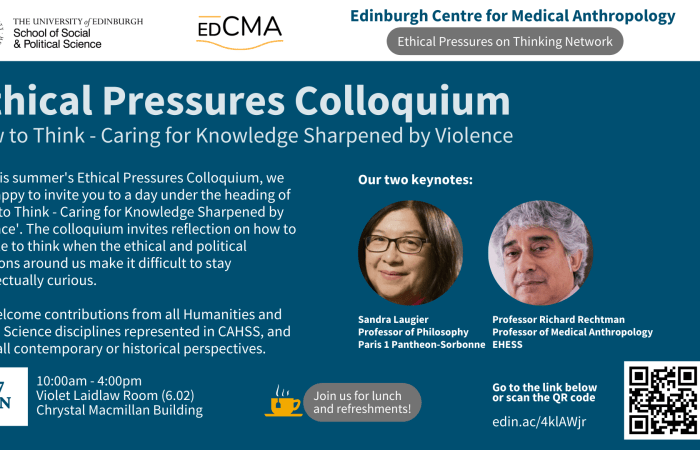 Ethical Pressures Colloquium June 2025