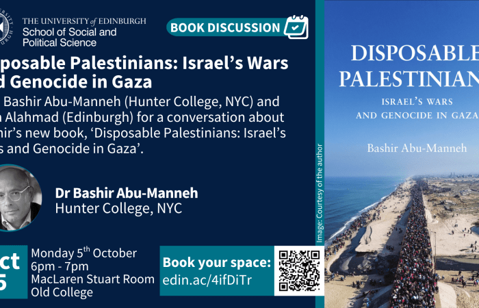 Book cover and image of the author