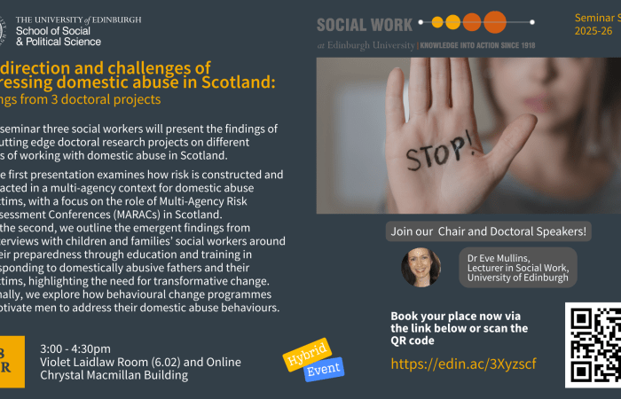 The direction and challenges of addressing domestic abuse in Scotland 28Apr2026 Eve Mullins